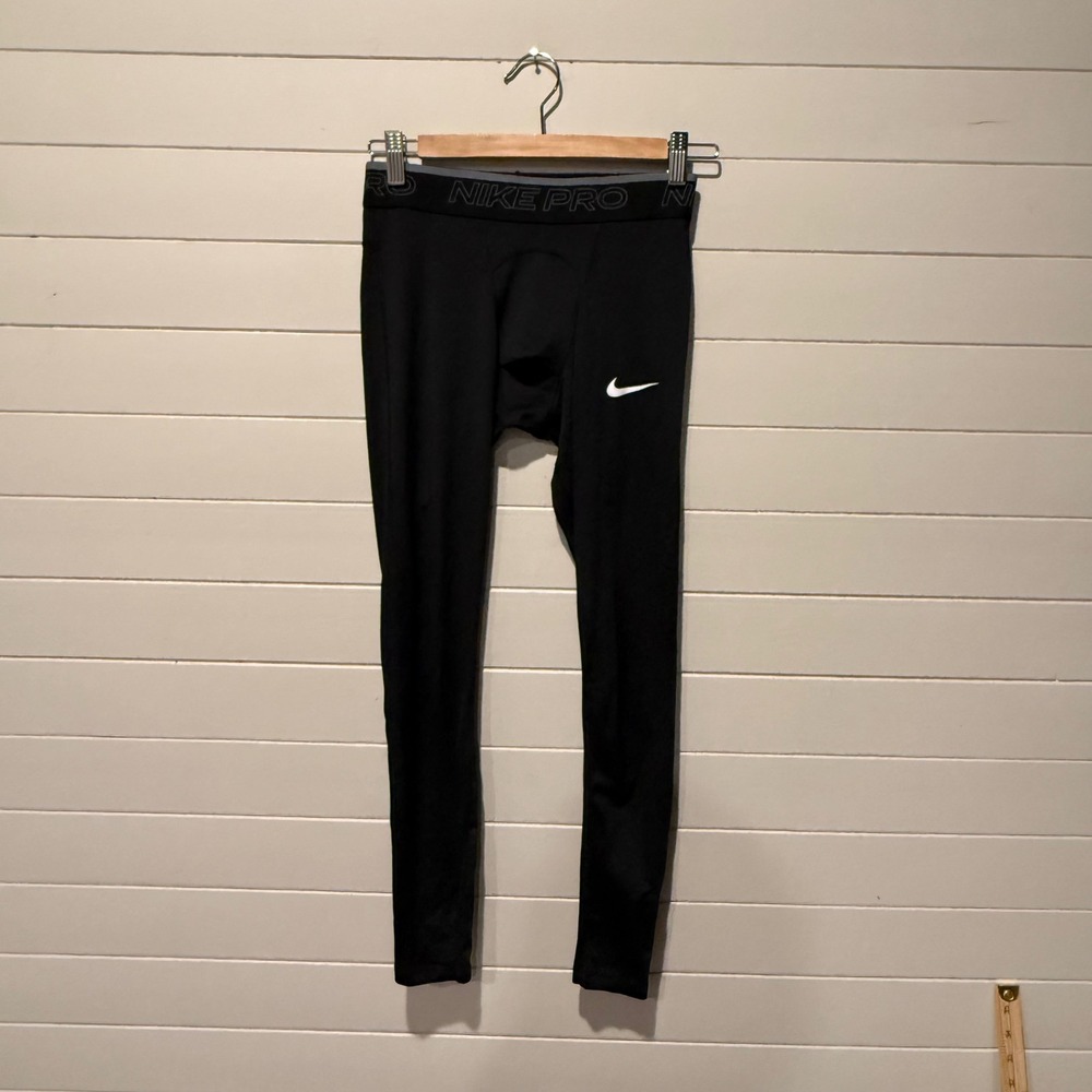 Nike Pro Dri-FIT Mens Small Black Compression Tights Leggings Base Layer S